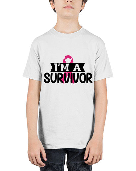 Im a Survivor 17# - breast cancer - Youth Tee Unisex