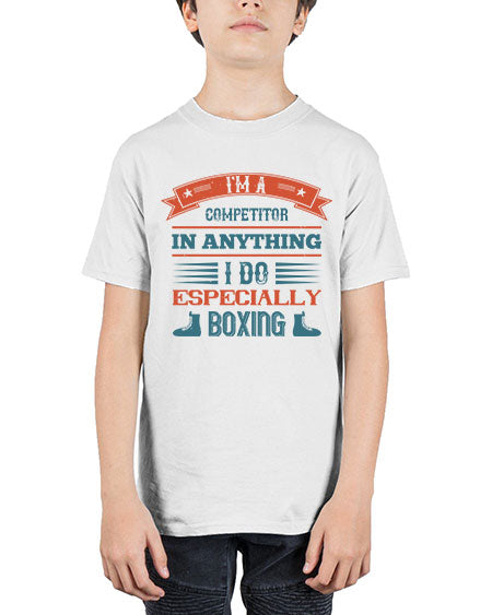 Im a competitor in anything I do especially boxing 1947# - boxing - Youth Tee Unisex