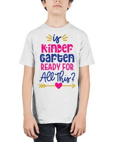 Is Kindergarten Ready 393# - kindergarten - Youth Tee Unisex