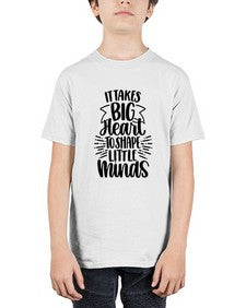 It Takes Big Heart To Shape Style 1002# - teacher - Youth Tee Unisex