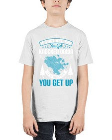 It’s Not Whether You Get Knocked Down It’s Whether You Get Up Style 32# - motivation - Youth Tee Unisex