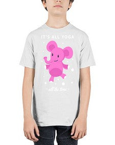 Its All Yoga All the Time 347# - yoga - Youth Tee Unisex