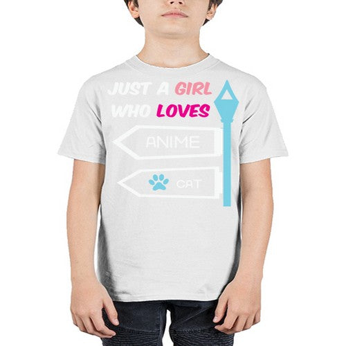 Just A Girl Who Loves Anime 264# - anime - Youth Tee Unisex