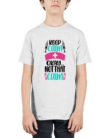 Keep Calm Okay Not Style Style 1028# - nurse - Youth Tee Unisex