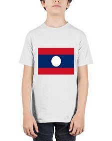 Laos 1111# - world flags - Youth Tee Unisex