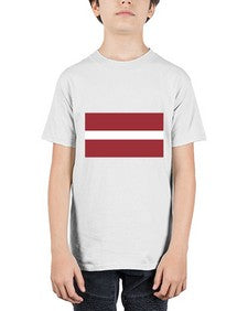 Latvia 1117# - world flags - Youth Tee Unisex