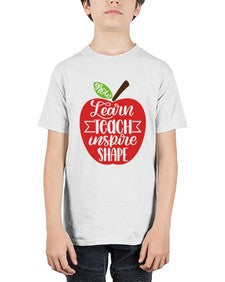 Learn Teach Inspire Shape Style 1044# - teacher - Youth Tee Unisex