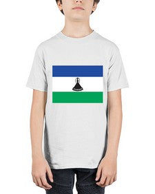 Lesotho 1129# - world flags - Youth Tee Unisex