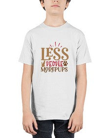 Less People More Pups Style 18# - cats - Youth Tee Unisex