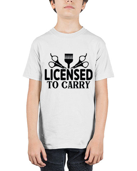 Licensed To Carry 1050# - hairdresser - Youth Tee Unisex