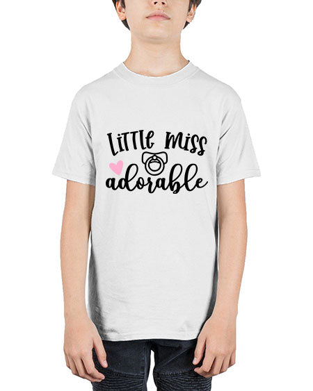 Little Miss Adorable Style 380# - baby - Youth Tee Unisex