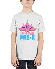 Little Miss PreK 485# - prek headstart - Youth Tee Unisex