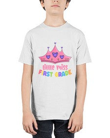 Little Miss first Grade 480# - first grade - Youth Tee Unisex