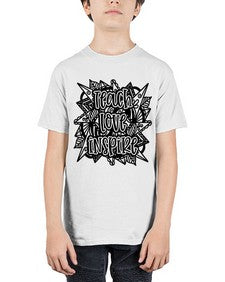 Mandala Teach Love Inspire 763# - mandala - Youth Tee Unisex