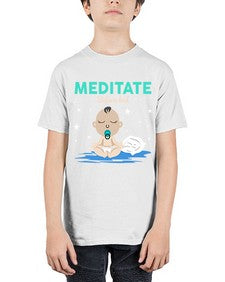 Meditate Before Bed 421# - yoga - Youth Tee Unisex