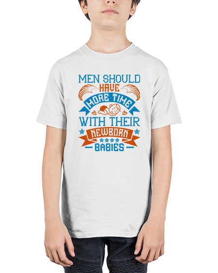 Men should have more time with their newborn babies Style 397# - baby - Youth Tee Unisex