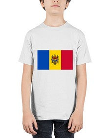 Moldova 1332# - world flags - Youth Tee Unisex