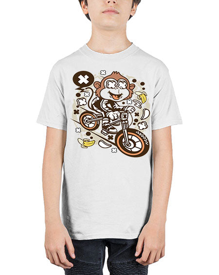 Monkey Downhill - monkey - Youth Tee Unisex