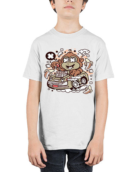 Monkey Hotrod - monkey - Youth Tee Unisex