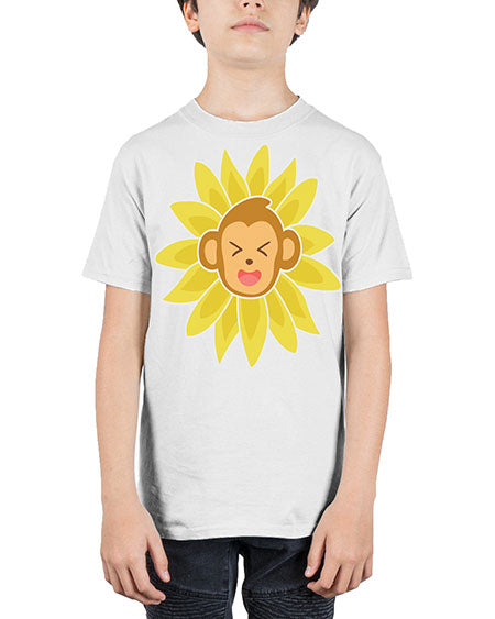 Monkey Sunflower 17# - monkey - Youth Tee Unisex