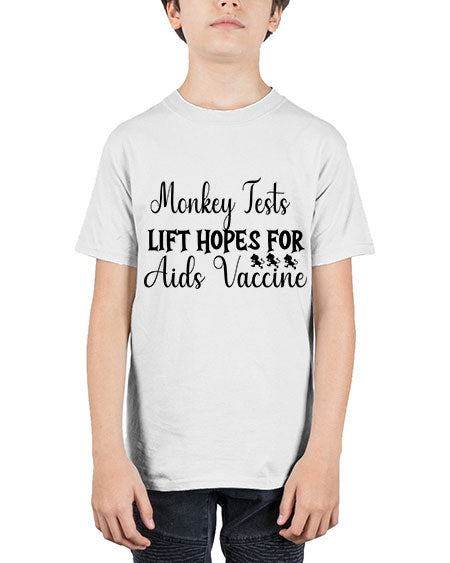 Monkey tests lift hopes for  - monkey - Youth Tee Unisex