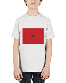Morocco 1351# - world flags - Youth Tee Unisex