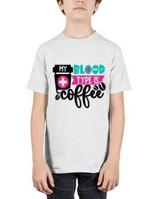My Blood Type Is Coffee Style Style 1100# - nurse - Youth Tee Unisex