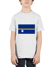 Nauru 1419# - world flags - Youth Tee Unisex