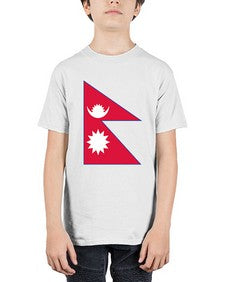 Nepal 1430# - world flags - Youth Tee Unisex