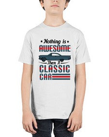 Nothing is awesome then a classic car 48# - car - Youth Tee Unisex