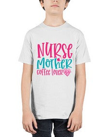Nurse Mother Coffee Lover Style 1185# - nurse - Youth Tee Unisex