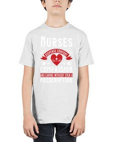 Nurses dispense comfort compassion and caring without even a prescription Style 1238# - nurse - Youth Tee Unisex