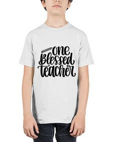 One Blessed Teacher Style 1287# - teacher - Youth Tee Unisex