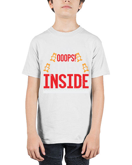 Ooops baby inside Style 179# - baby shower - Youth Tee Unisex