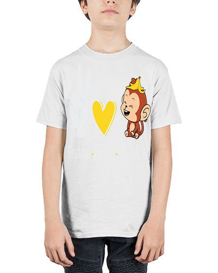 Peace Love Monkey 20# - monkey - Youth Tee Unisex