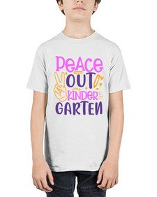 Peace out kinder garten 634# - prek headstart - Youth Tee Unisex