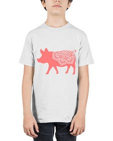 PigMandala 985# - mandala - Youth Tee Unisex