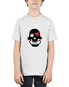 Pirateskull 988# - skull and bones - Youth Tee Unisex