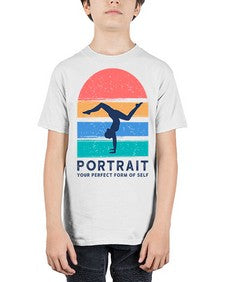 Portrait Your Perfect Form of Self 492# - yoga - Youth Tee Unisex
