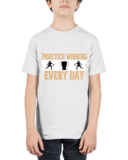 Practice winning every day 1922# - badminton - Youth Tee Unisex