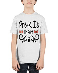 Pre K Is On Point 654# - prek headstart - Youth Tee Unisex