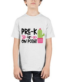 PreK Is On Point 668# - prek headstart - Youth Tee Unisex