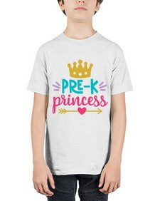 PreK Princess 673# - prek headstart - Youth Tee Unisex