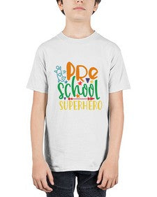 Preschool Superhero 692# - prek headstart - Youth Tee Unisex