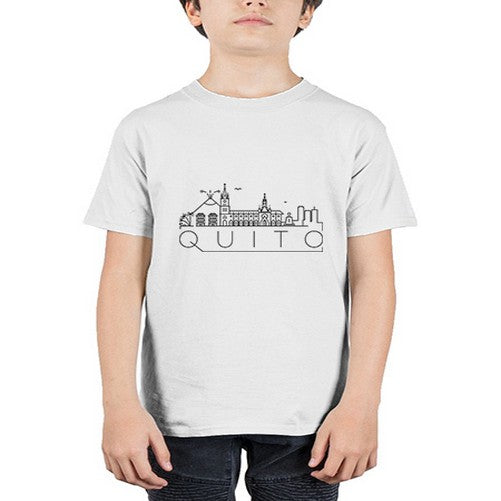 Quito Minimal Skyline 1700# - cities - Youth Tee Unisex