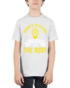 Reading Is To The Mind As Exercise Is To The Body Style 25# - motivation - Youth Tee Unisex