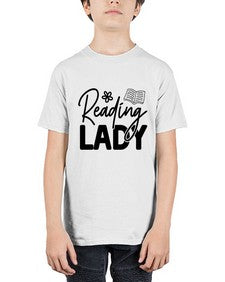 Reading lady 1347# - teacher - Youth Tee Unisex