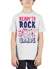 Ready To Rock third 738# - third grade - Youth Tee Unisex
