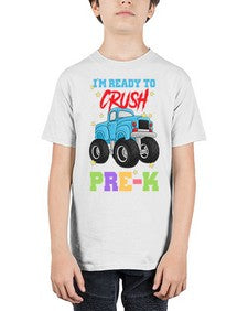 Ready to Crush PreK Monster 720# - prek headstart - Youth Tee Unisex