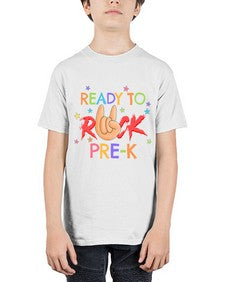 Ready to Rock PreK Rock 734# - prek headstart - Youth Tee Unisex
